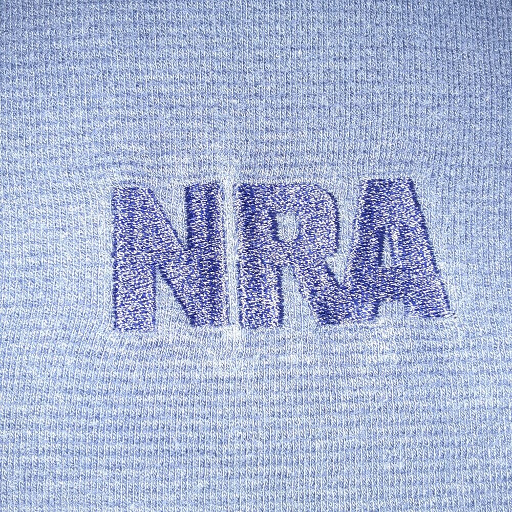 NRA * Dark Blue, Tone on Tone SS Shirt * Golf, Polo * Textured, Soft * Size XL